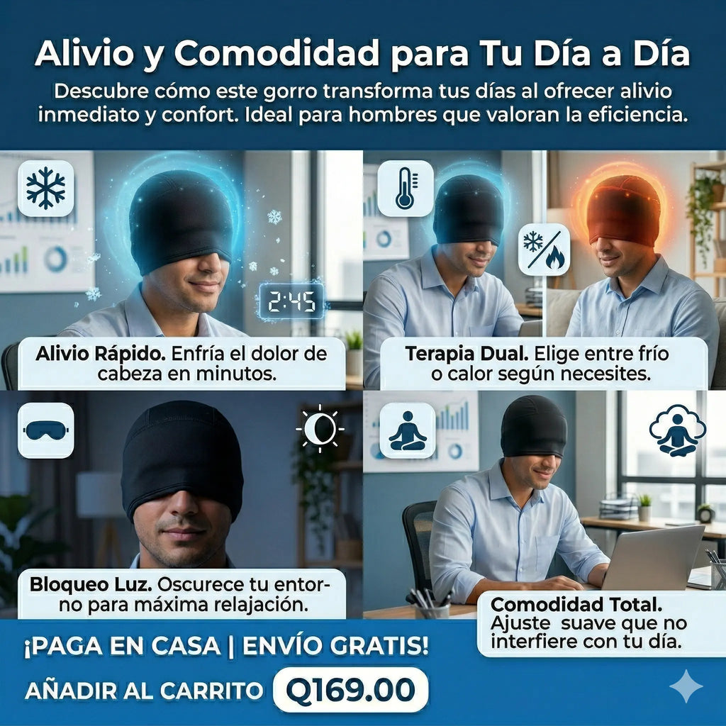 Gorro Alivio Migrañas Instantáneo